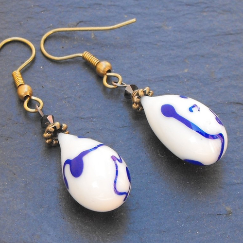 Boucles d'oreille murano bcl.2376