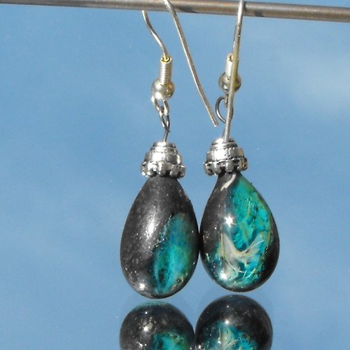 Boucles d'oreille perles murano bcl.2394