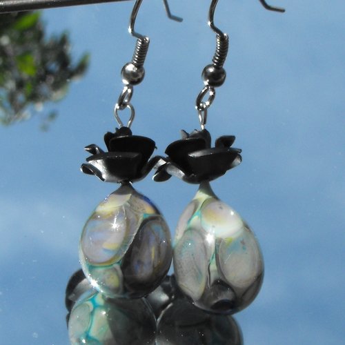 Boucles d'oreille murano bcl.2310
