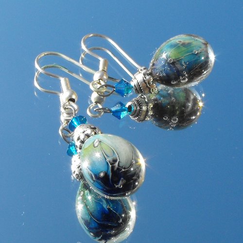 Boucles d'oreille murano bcl.2334