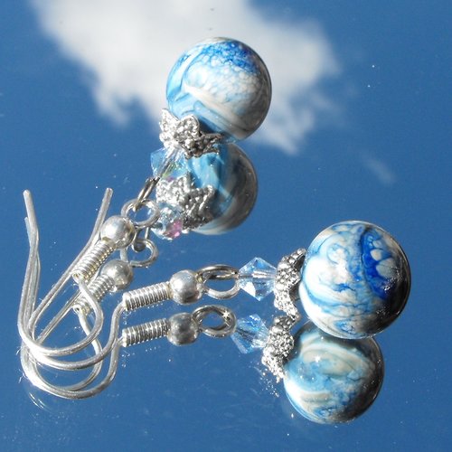 Boucles d'oreille murano bcl.2369