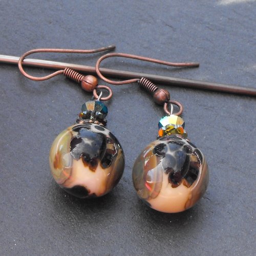 Boucles d'oreille murano bcl.2311