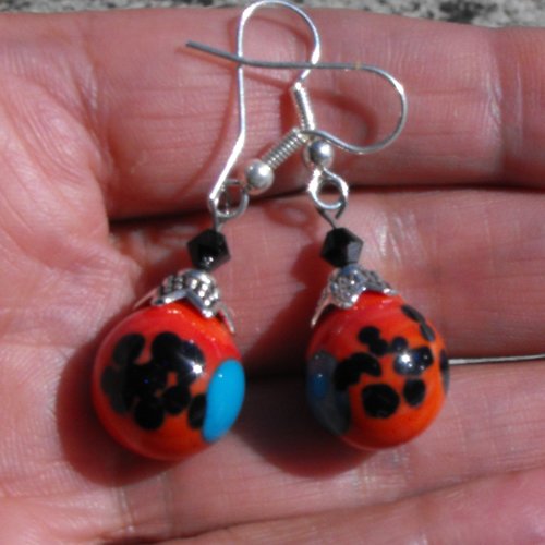 Boucles d'oreille murano bcl.2307