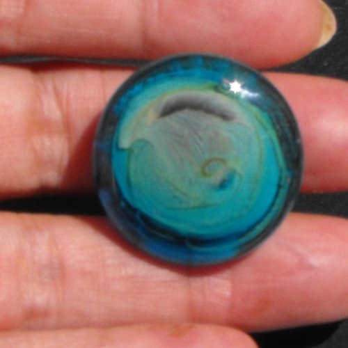Bague cabochon murano bag.0997