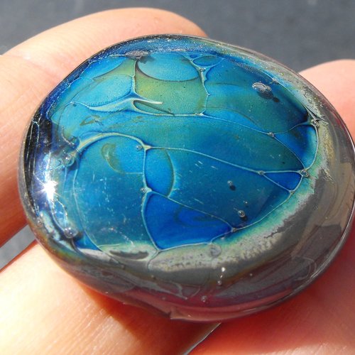 Bague cabochon murano bag.1046
