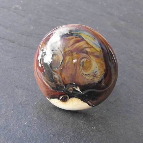Bague cabochon murano bag.1076