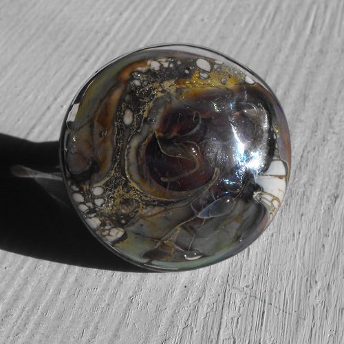 Bague cabochon murano bag.1097