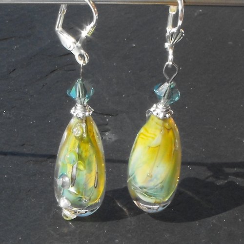 Boucles d'oreille murano bcl.2283
