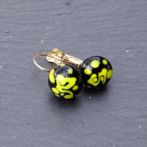 Boucles d'oreille perles murano bcl.2722