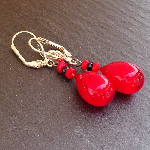 Boucles d'oreille murano bcl.2717