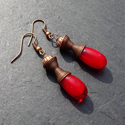 Boucles d'oreille murano bcl.2719