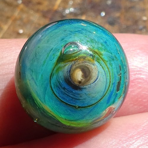 Bague, verre filé, lampwork, verre de murano, bag.1577