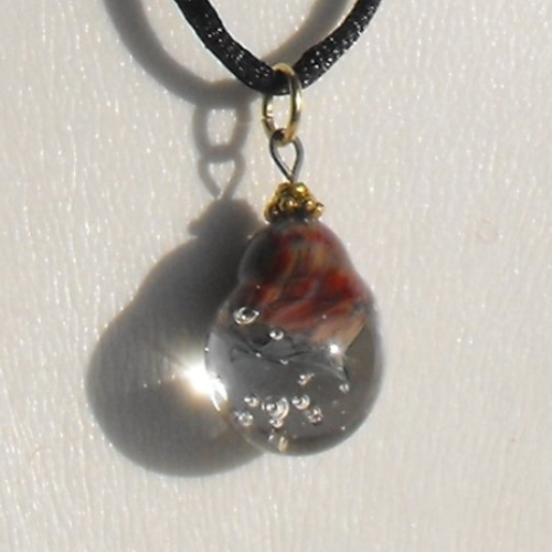 Pendentif verre filé cl.0671