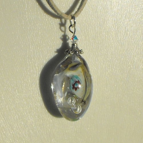Pendentif verre filé cl.0653
