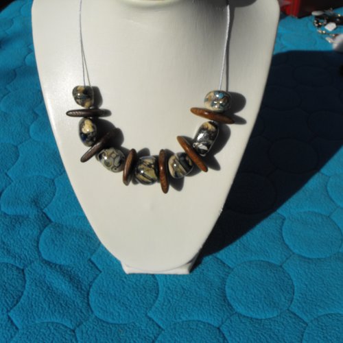 Collier verre filé cl.0637