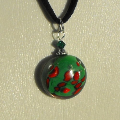 Pendentif verre filé cl.0656