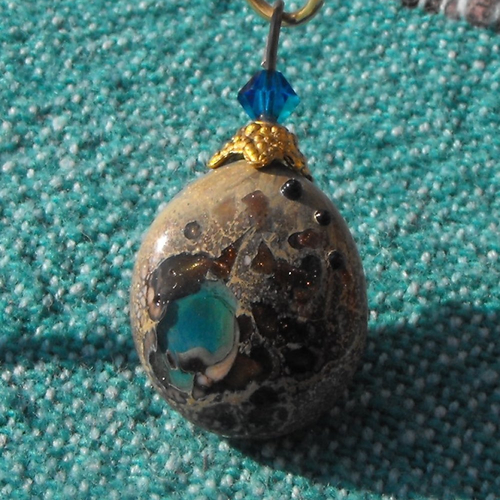 Pendentif verre filé cl.0642