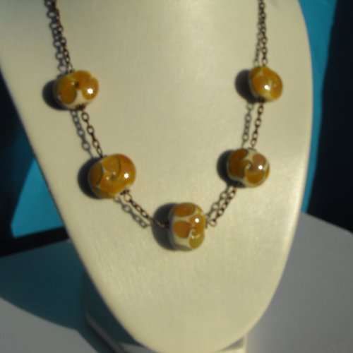 Collier verre filé cl.0659