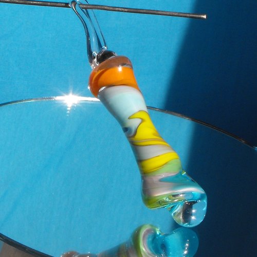 Pendentif verre filé cl.0667