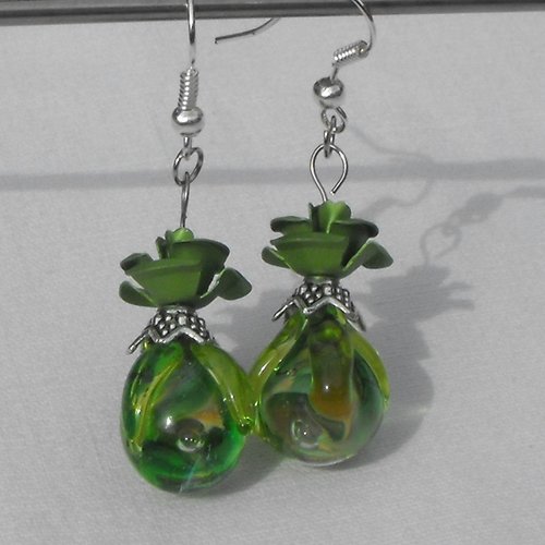 Boucles d'oreille murano bcl.2002