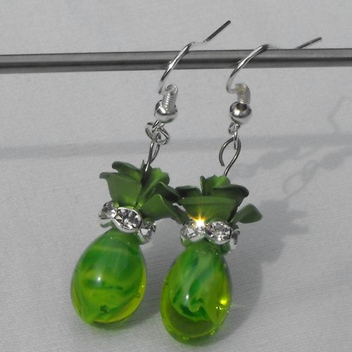 Boucles d'oreille murano bcl.2005