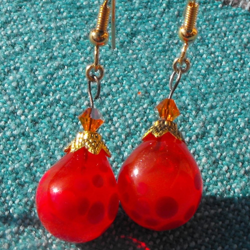 Boucles d'oreille murano bcl.2224