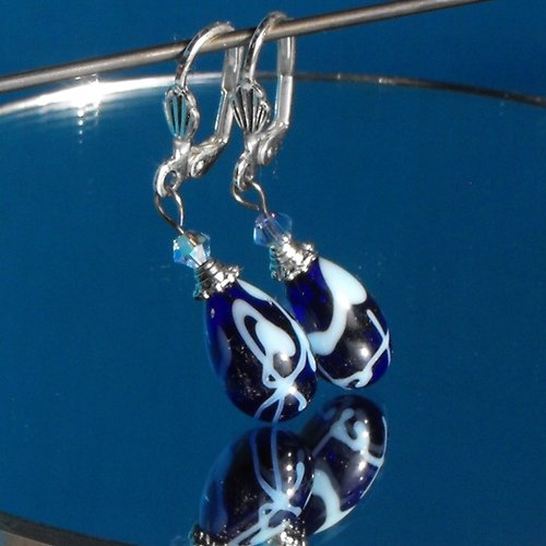 Boucles d'oreille murano bcl.2247
