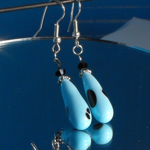 Boucles d'oreille murano bcl.2248