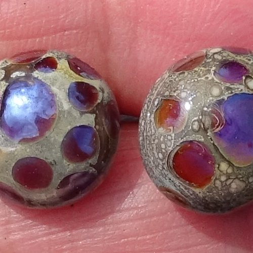 Puces d'oreille perles murano bcl.3225