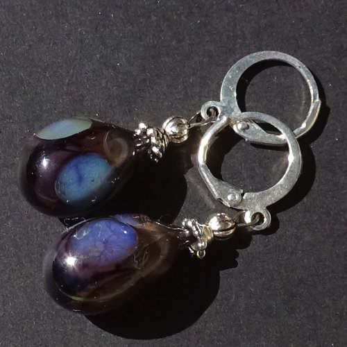 Boucles d'oreille murano bcl.3254