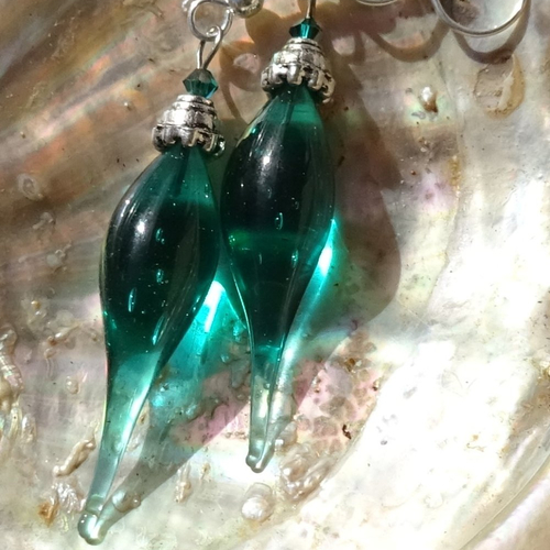 Boucles d'oreille perles murano bcl.3268