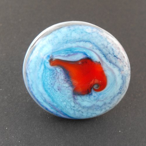 Bague cabochon murano bag.1200