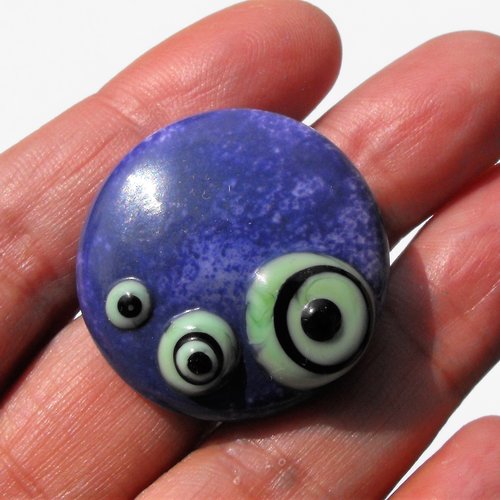 Bague cabochon murano bag.1298