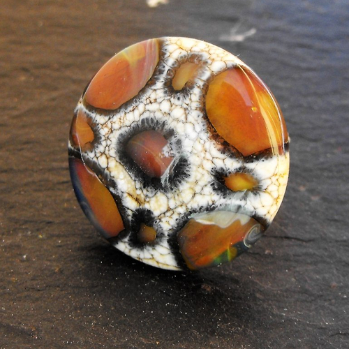 Bague cabochon murano bag.1324
