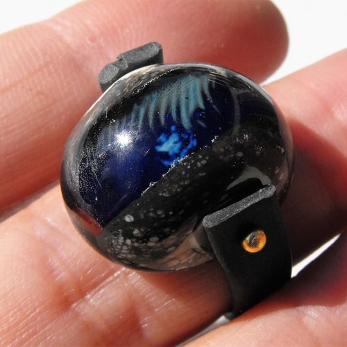 Bague cabochon murano bag.1340