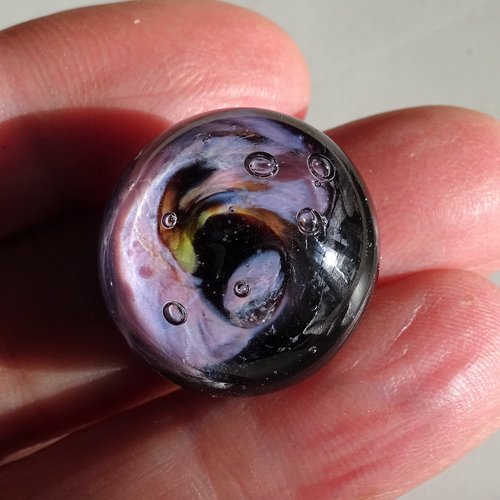 Bague cabochon murano bag.1362