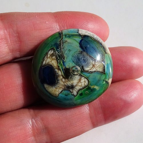 Bague cabochon murano bag.1372