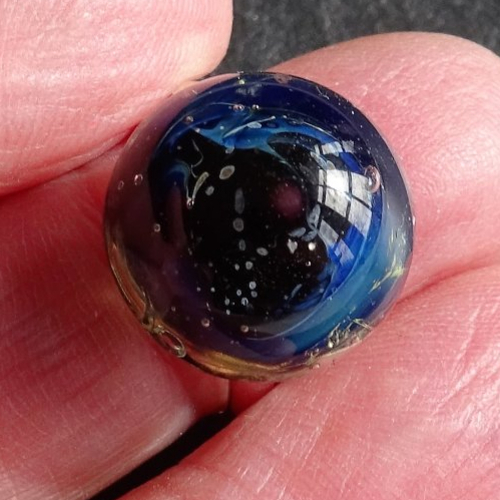 Bague cabochon murano bag.1382