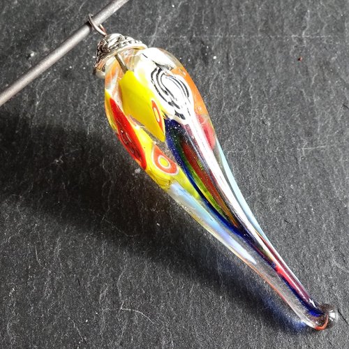 Pendentif verre filé cl.0920