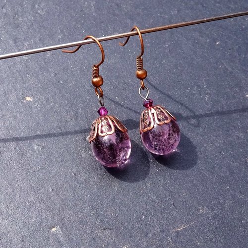 Boucles d'oreille murano bcl.2738