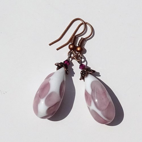 Boucles d'oreille murano bcl.2743