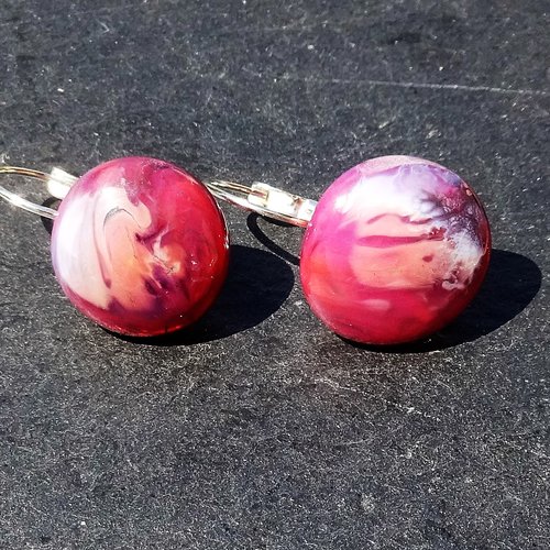 Boucles d'oreille perles murano bcl.2763