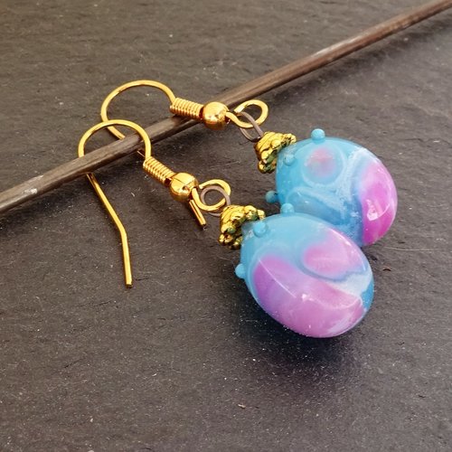 Boucles d'oreille murano bcl.2769