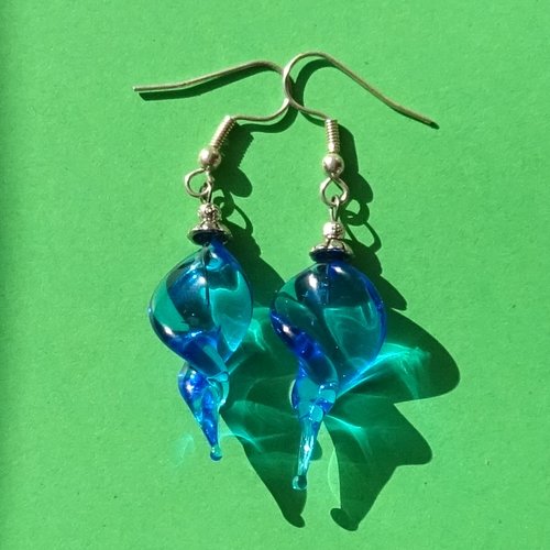 Boucles d'oreille perles murano bcl.3284