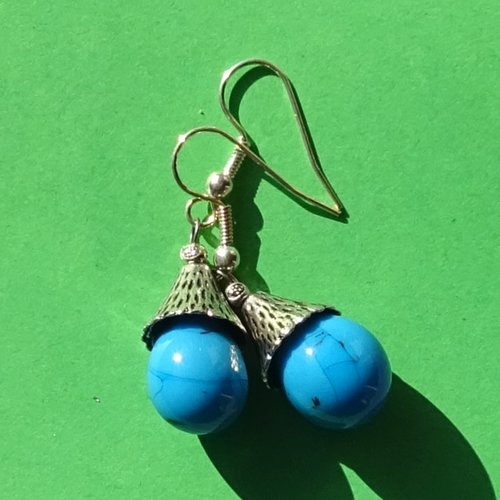 Boucles d'oreille perles murano bcl.3288
