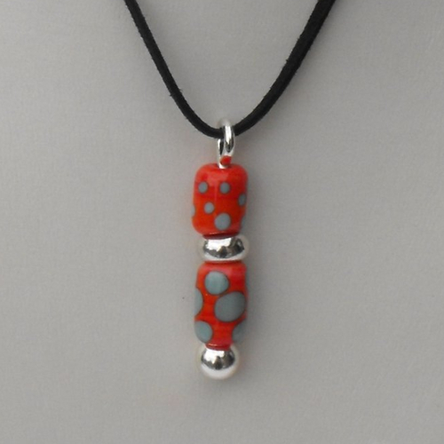 Pendentif verre filé cl.0717