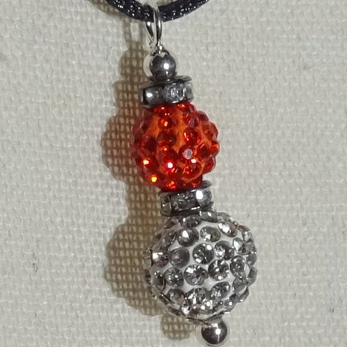 Pendentif strass, cl.1013