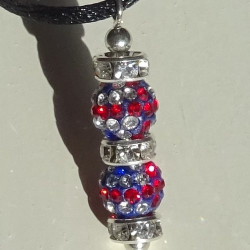 Pendentif strass, cl.1015