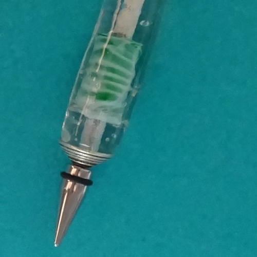 Pendentif perle d'art en verre filé cl.1034