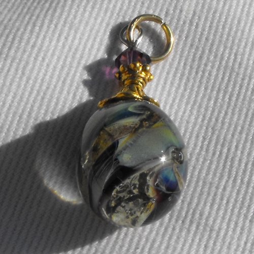 Parure pendentif verre filé cl.0634